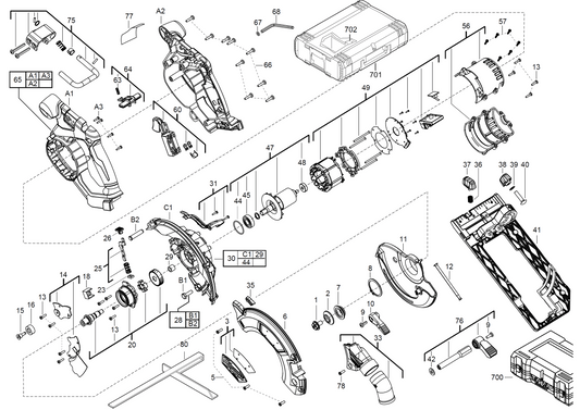 Ersatzteile für M18 CCS55