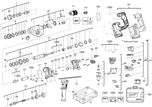 Ersatzteile für M18 CHX