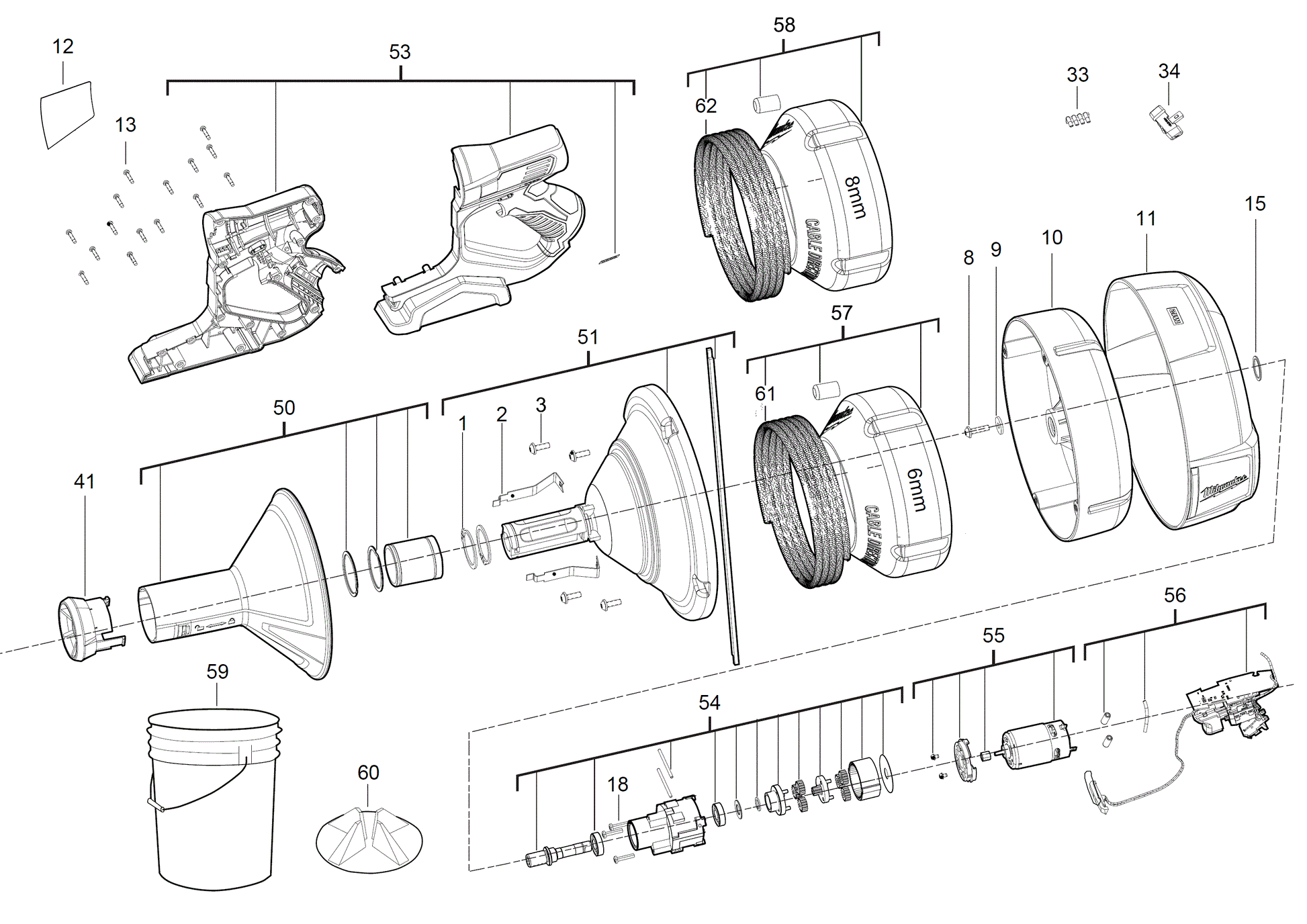 Ersatzteile für M12 BDC8