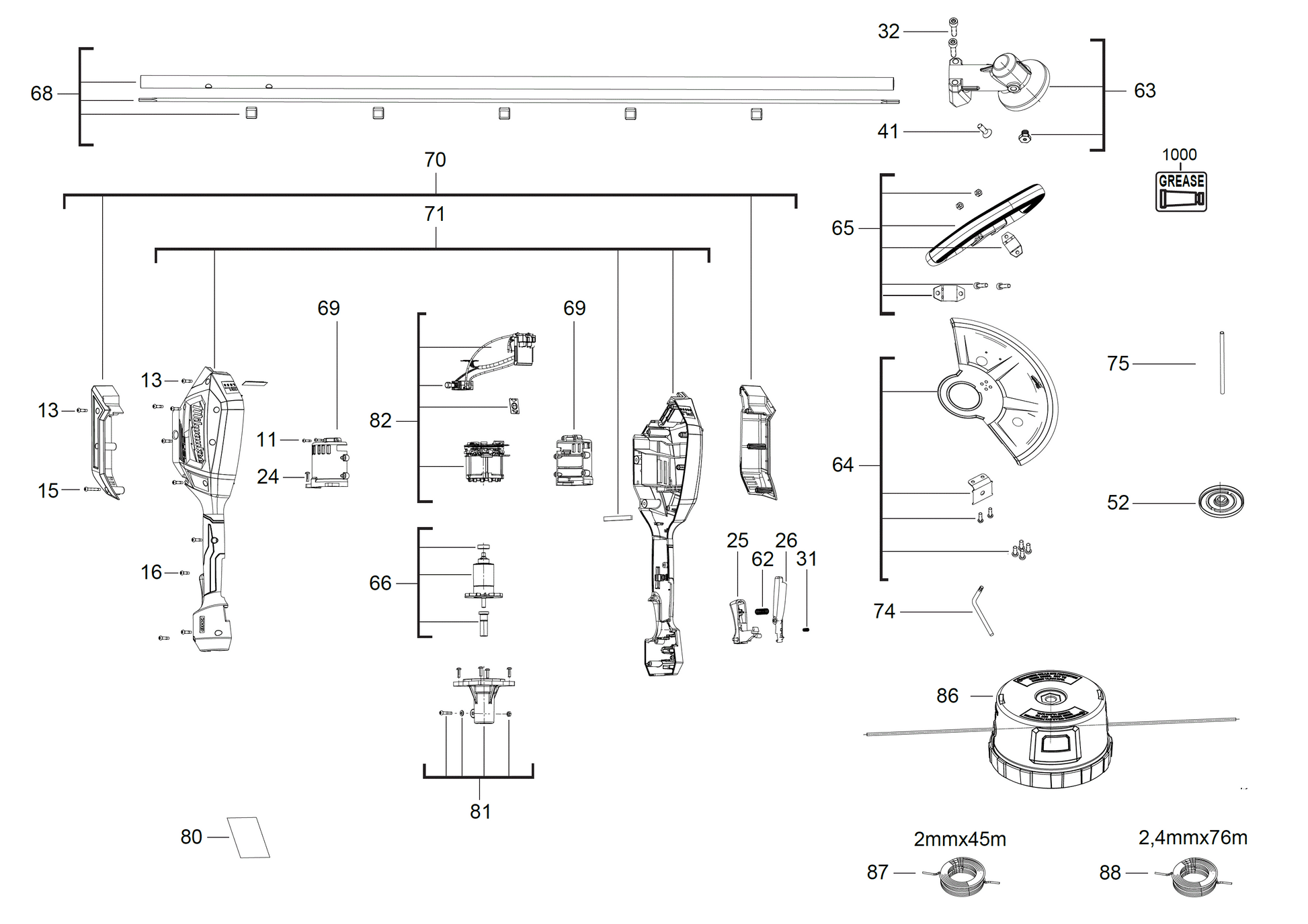 Ersatzteile für M18 CLT