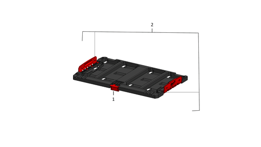 Ersatzteile für PACKOUT HD-Box Adapterplatte