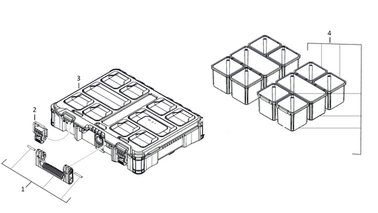 Ersatzteile für PACKOUT Organiser