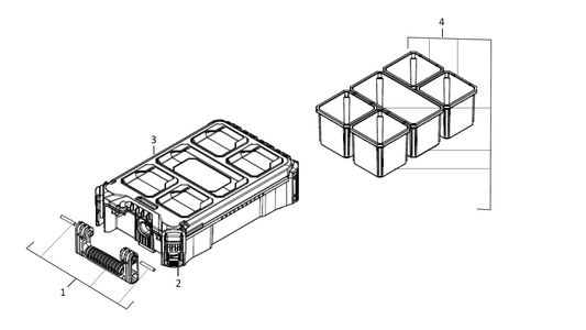 Ersatzteile für PACKOUT Compact Organiser