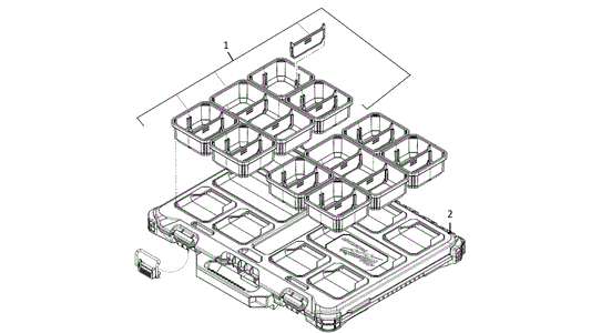 Ersatzteile für PACKOUT Slim Organiser 