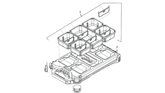 Ersatzteile für PACKOUT Compact Slim Organiser