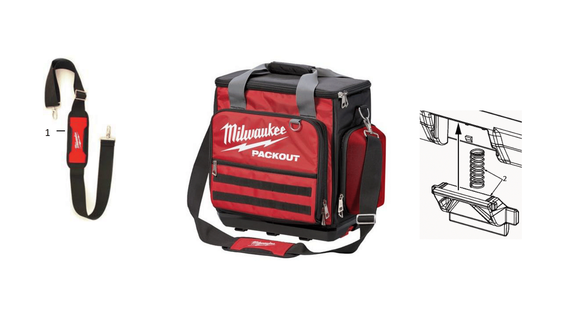 Ersatzteile für PACKOUT Techniker Tasche