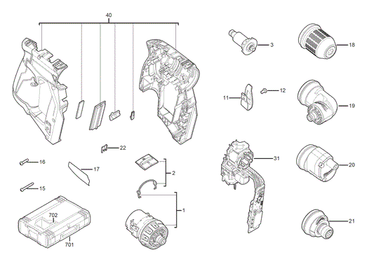 Ersatzteile für M12 FDDX