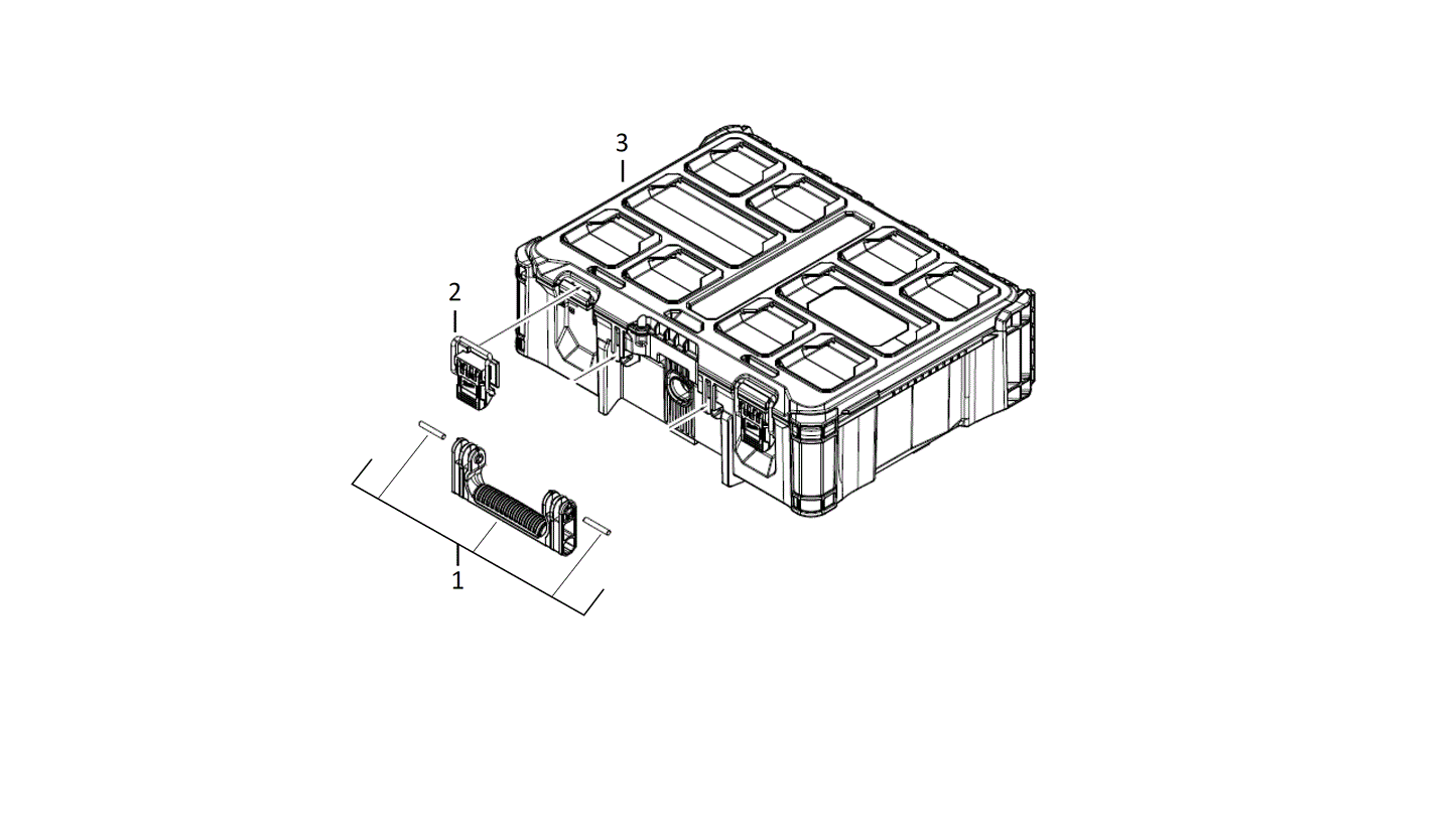 Ersatzteile für PACKOUT Deep Organiser Tief