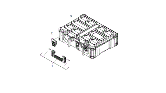 Ersatzteile für PACKOUT Deep Organiser Tief