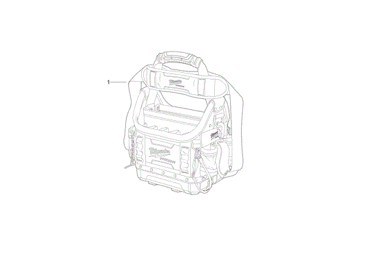 Ersatzteile für PACKOUT Werkzeugtasche 25 cm
